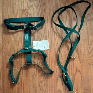 Sunny Tails Harness and Leash Set- Meadow Green